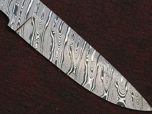 Custom Made Damascus Steel Hunting Knives Blade Blank