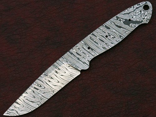 Custom Made Damascus Steel Hunting Knives Blade Blank