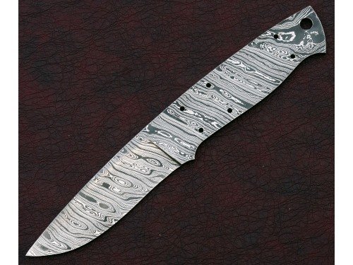 Custom Made Damascus Steel Hunting Knives Blade Blank