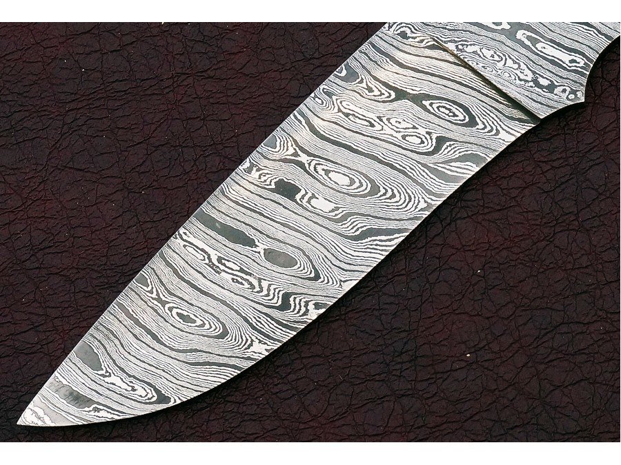 Custom Made Damascus Steel Hunting Knives Blade Blank