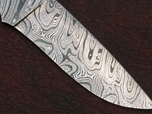 Custom Made Damascus Steel Hunting Knives Blade Blank