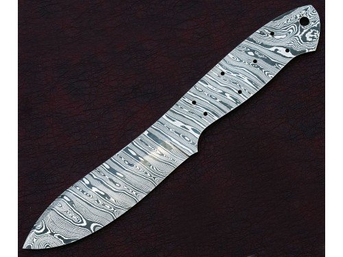 Custom Made Damascus Steel Hunting Knives Blade Blank