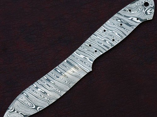 Custom Made Damascus Steel Hunting Knives Blade Blank