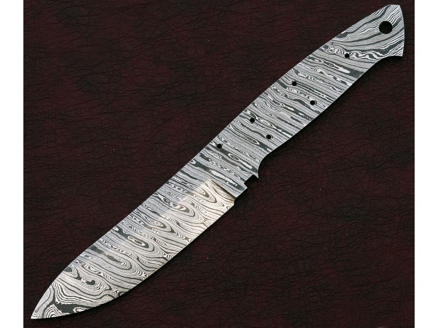 Custom Made Damascus Steel Hunting Knives Blade Blank