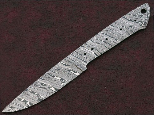 Custom Made Damascus Steel Hunting Knives Blade Blank