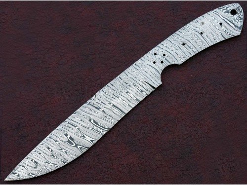 Custom Made Damascus Steel Hunting Knives Blade Blank