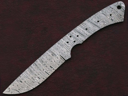 Custom Made Damascus Steel Hunting Knives Blade Blank