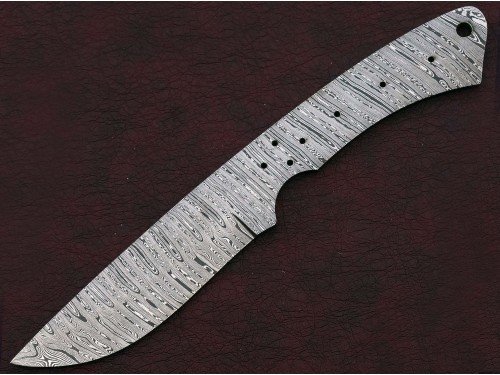 Custom Made Damascus Steel Hunting Knives Blade Blank