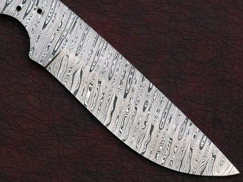 Custom Made Damascus Steel Hunting Knives Blade Blank