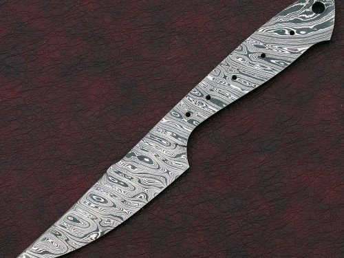 Custom Made Damascus Steel Hunting Knives Blade Blank