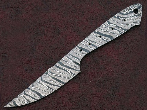 Custom Made Damascus Steel Hunting Knives Blade Blank
