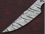 Custom Made Damascus Steel Hunting Knives Blade Blank Custom Made Damascus Steel Hunting Knives Blade Blank