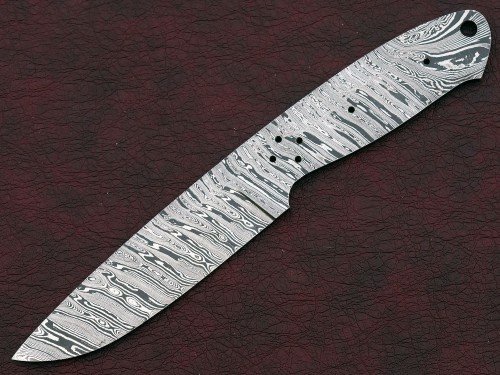 Custom Made Damascus Steel Hunting Knives Blade Blank