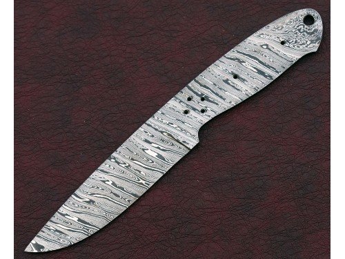 Custom Made Damascus Steel Hunting Knives Blade Blank
