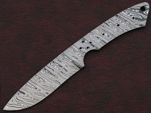 Custom Made Damascus Steel Hunting Knives Blade Blank