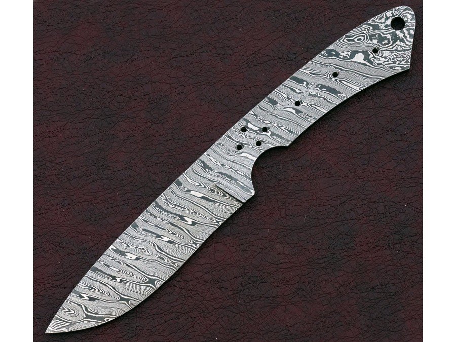 Custom Made Damascus Steel Hunting Knives Blade Blank