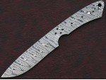 Custom Made Damascus Steel Hunting Knives Blade Blank