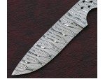 Custom Made Damascus Steel Hunting Knives Blade Blank