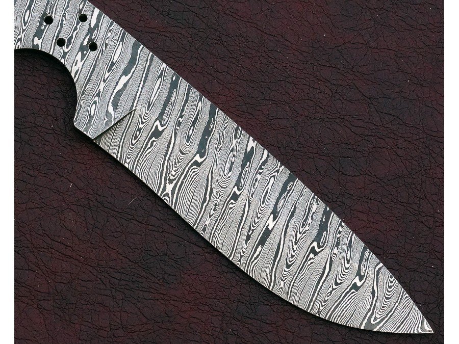 Custom Made Damascus Steel Hunting Knives Blade Blank