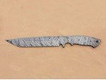 Custom made Damascus Steel Modified Sub Hilt Fighter Bowie Knife Blade Blank Custom made Damascus Steel Modified Sub Hilt Fighter Bowie Knife Blade Blank