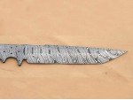 Custom made Damascus Steel Modified Sub Hilt Fighter Bowie Knife Blade Blank Custom made Damascus Steel Modified Sub Hilt Fighter Bowie Knife Blade Blank