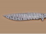 Custom made Damascus Steel Sub Hilt Recurve Bowie Knife Blade Blank Custom made Damascus Steel Sub Hilt Recurve Bowie Knife Blade Blank