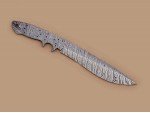 Custom made Damascus Steel Sub Hilt Recurve Bowie Knife Blade Blank Custom made Damascus Steel Sub Hilt Recurve Bowie Knife Blade Blank