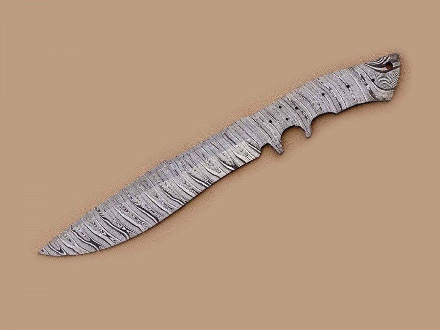 Custom made Damascus Steel Sub Hilt Fighter Bowie Knife Blade Blank Custom made Damascus Steel Sub Hilt Fighter Bowie Knife Blade Blank