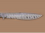 Custom made Damascus Steel Sub Hilt Fighter Bowie Knife Blade Blank