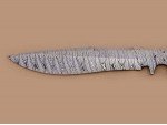 Custom made Damascus Steel Sub Hilt Fighter Bowie Knife Blade Blank