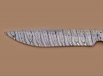Custom made Damascus Steel Modified Sub Hilt Fighter Bowie Knife Blade Blank Custom made Damascus Steel Modified Sub Hilt Fighter Bowie Knife Blade Blank