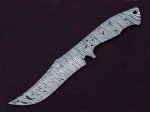 Custom Made Damascus Steel Tactical BOWIE Knife Blade Blank Custom Made Damascus Steel Tactical BOWIE Knife Blade Blank