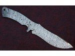 Custom Made Damascus Steel Tactical BOWIE Knife Blade Blank Custom Made Damascus Steel Tactical BOWIE Knife Blade Blank