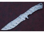 Custom Made Damascus Steel Tactical BOWIE Knife Blade Blank Custom Made Damascus Steel Tactical BOWIE Knife Blade Blank