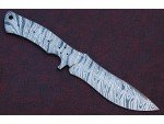 Custom Made Damascus Steel Tactical BOWIE Knife Blade Blank Custom Made Damascus Steel Tactical BOWIE Knife Blade Blank