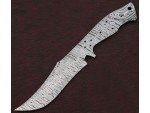 Custom Made Damascus Steel Tactical BOWIE Knife Blade Blank
