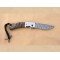 Custom Hand Made Hunting ..Lock Back..Twisted Steel Damascus Folding Knife