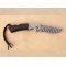 Custom Hand Made Hunting ..Lock Back..Twisted Steel Damascus Folding Knife
