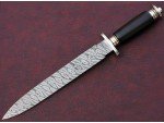 Custom Handmade Twist Pattern Damascus Steel Dagger Knife