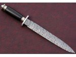 Custom Handmade Twist Pattern Damascus Steel Dagger Knife