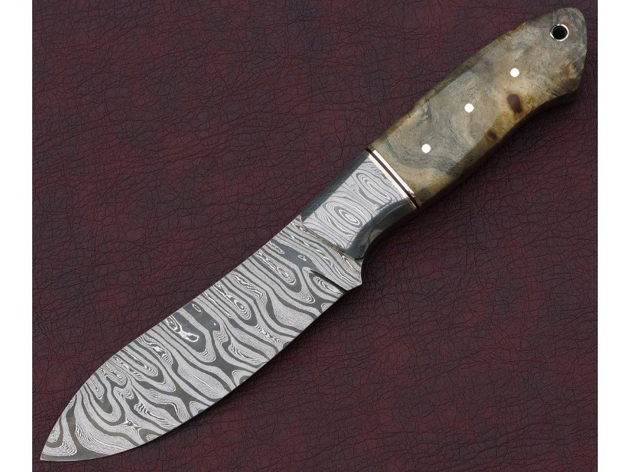 Damascus Hunting Knife Damascus Hunting Knife