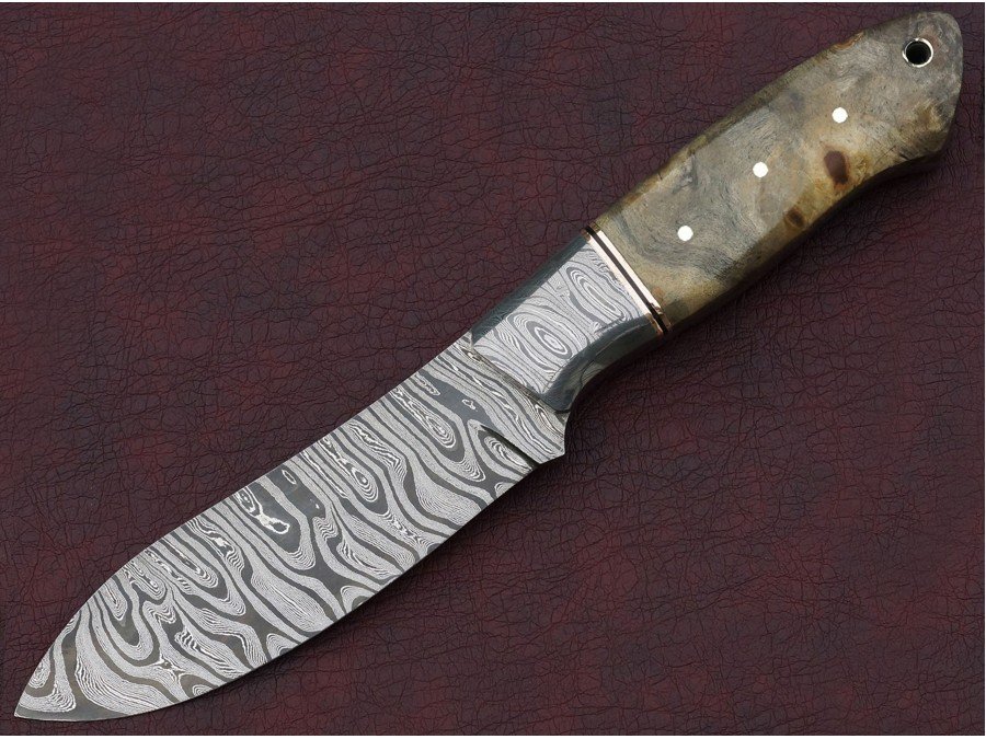 Damascus Hunting Knife Damascus Hunting Knife