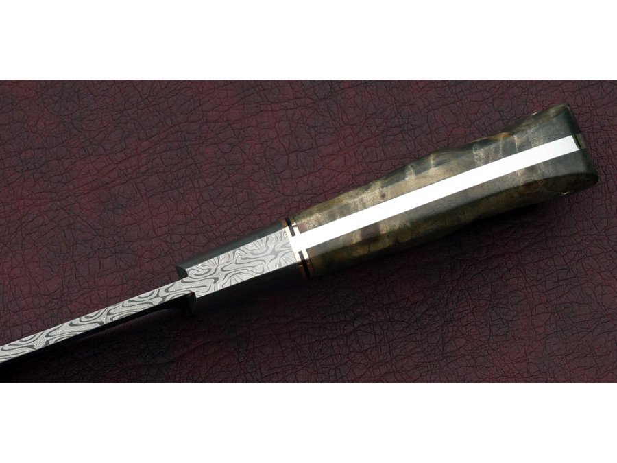 Damascus Hunting Knife Damascus Hunting Knife