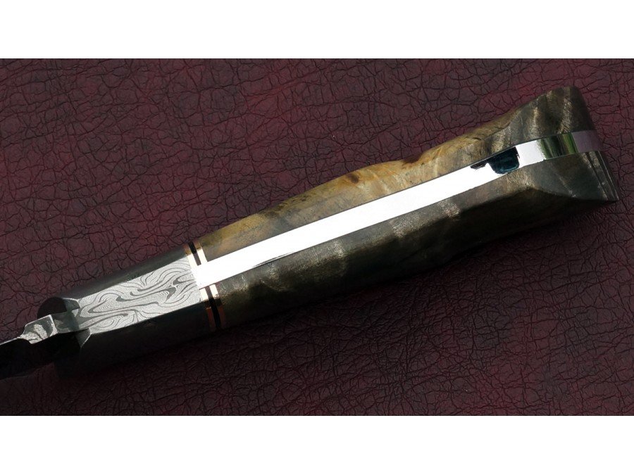 Damascus Hunting Knife Damascus Hunting Knife