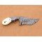 Custom Hand Made Twisted Pattern Damascus Tactical Knife