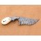 Custom Hand Made Twisted Pattern Damascus Tactical Knife