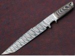 Custom Hand Made Twisted Pattern Damascus Sub Hilt Tactical Knife Custom Hand Made Twisted Pattern Damascus Sub Hilt Tactical Knife