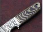 Custom Hand Made Twisted Pattern Damascus Sub Hilt Tactical Knife Custom Hand Made Twisted Pattern Damascus Sub Hilt Tactical Knife