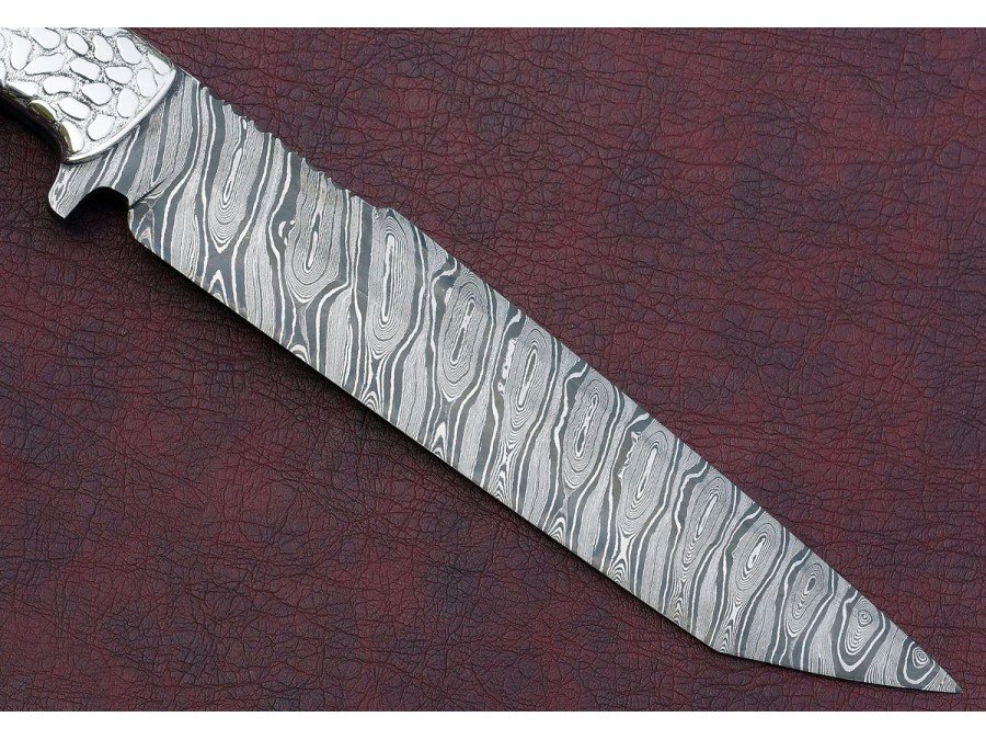 Custom Hand Made Twisted Pattern Damascus Sub Hilt Tactical Knife Custom Hand Made Twisted Pattern Damascus Sub Hilt Tactical Knife