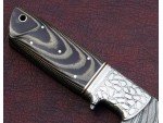 Custom Hand Made Twisted Pattern Damascus Sub Hilt Tactical Knife Custom Hand Made Twisted Pattern Damascus Sub Hilt Tactical Knife